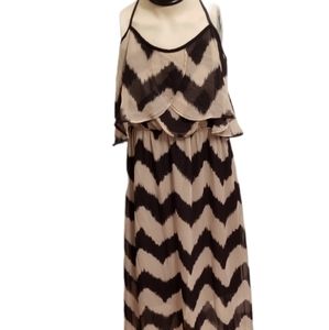 No Boundaries Black and Tan sundress, sz S